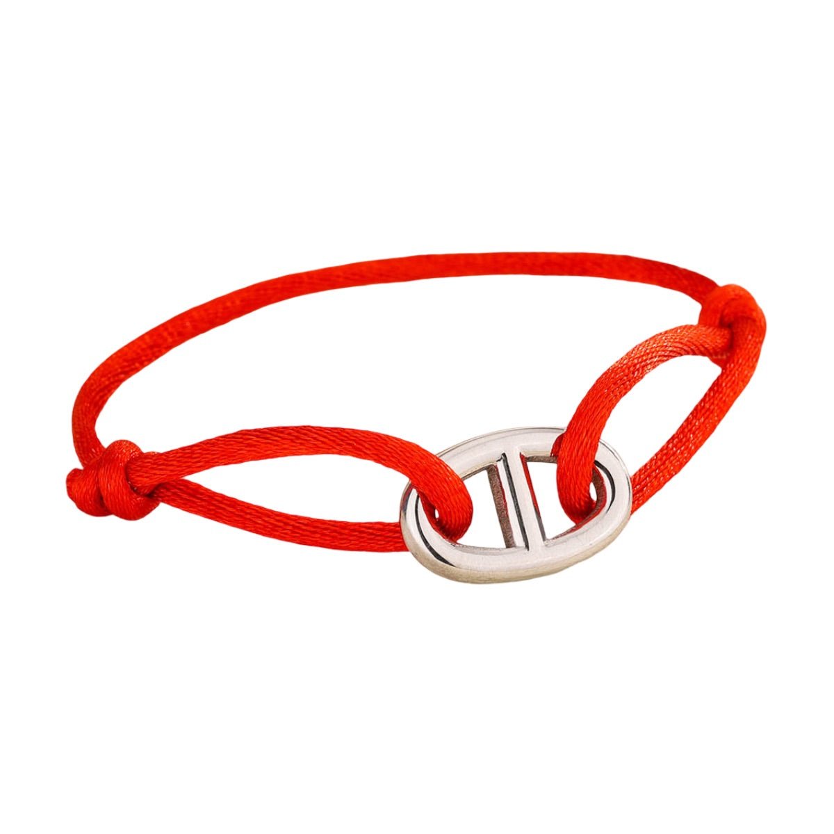 Bracelet cordon minimaliste, double D en acier inoxydable, modèle Wilna