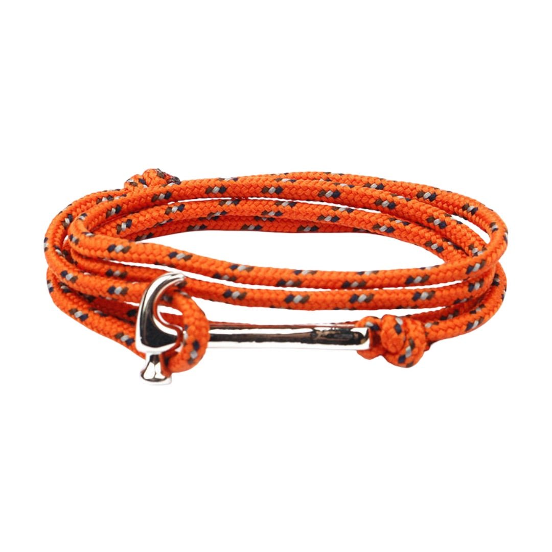 Bracelet cordon, tri-colore, multiple-tour marteau, modèle Trino