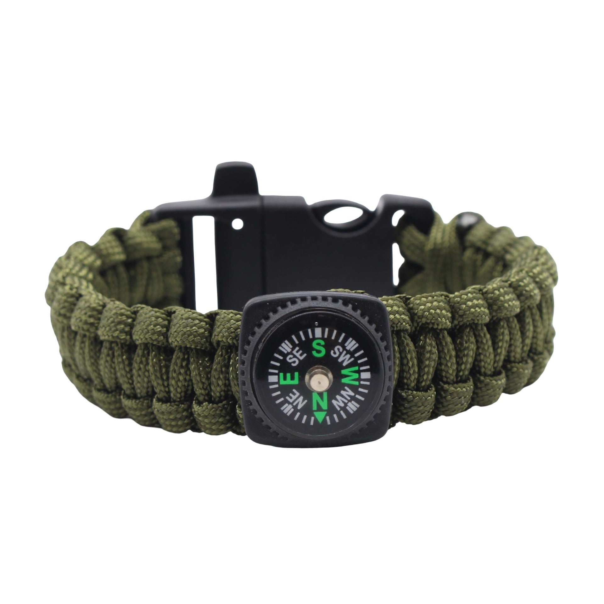 Bracelet en paracorde, bracelet de survie pour randonnée et aventure, sifflet et boussole intégré, modèle Venz