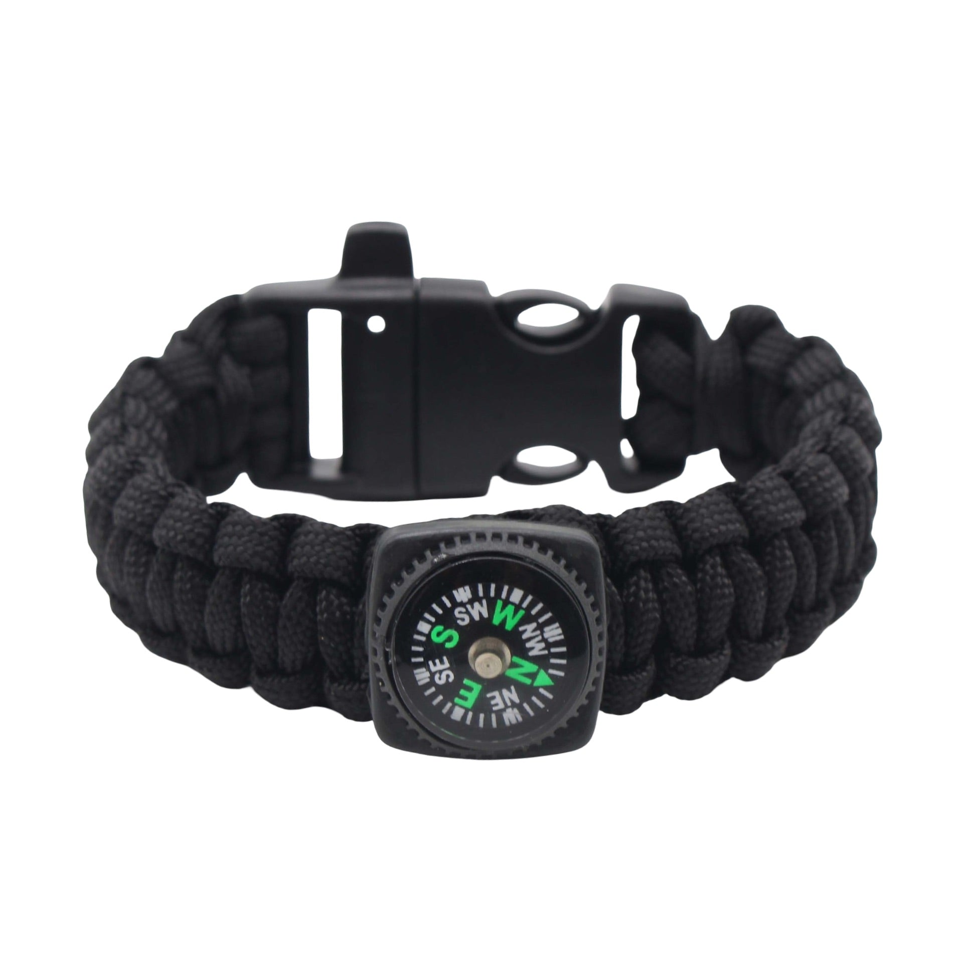 Bracelet en paracorde, bracelet de survie pour randonnée et aventure, sifflet et boussole intégré, modèle Venz