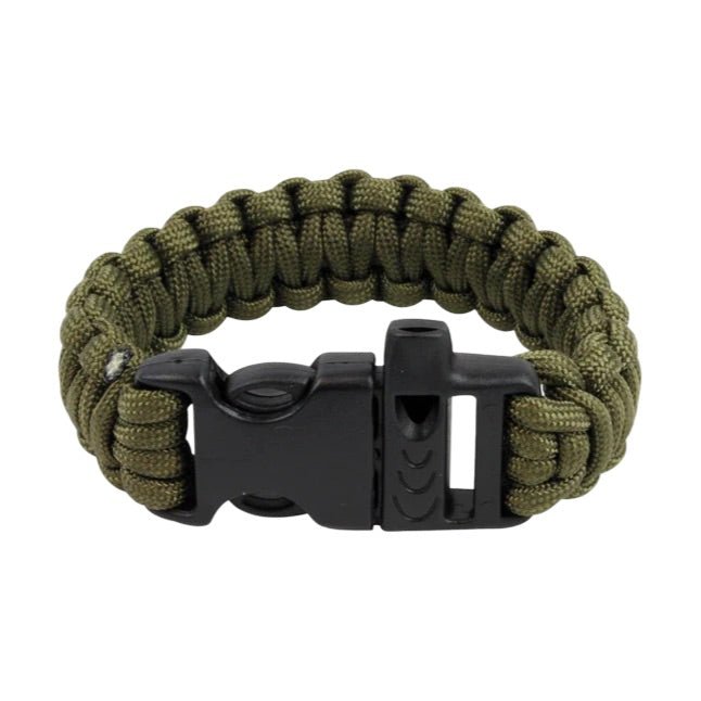 Bracelet en paracorde, bracelet de survie pour randonnée et aventure, sifflet intégré, modèle Norris