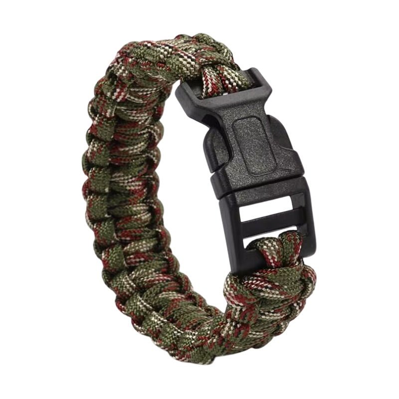 Bracelet en paracorde multifonction, bracelet de survie pour randonnée et aventure, corde déployable, modèle Simio